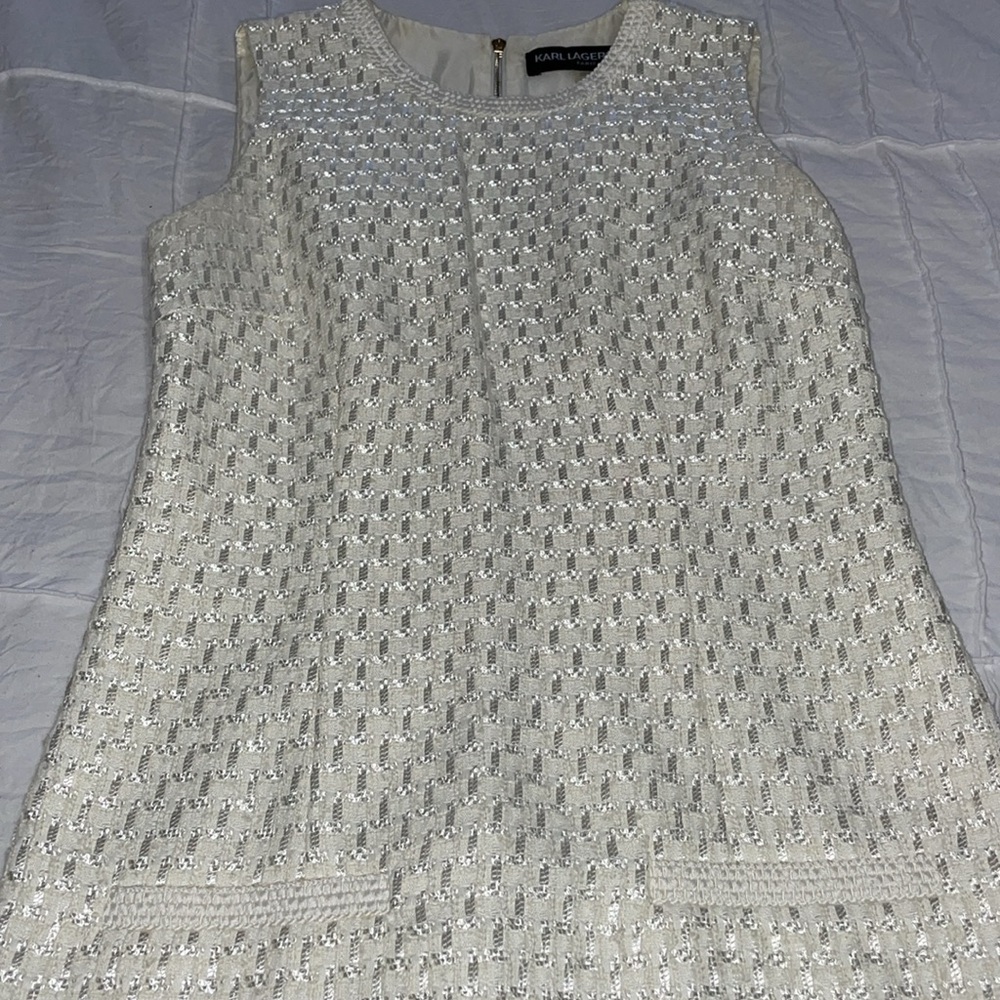 Karl Lagerfeld White Dress